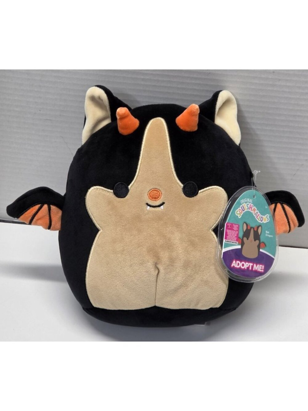 Adopt Me Squishmallows Bat Dragon 8" Plush Jazwares 2024 w/ Hang Tag
